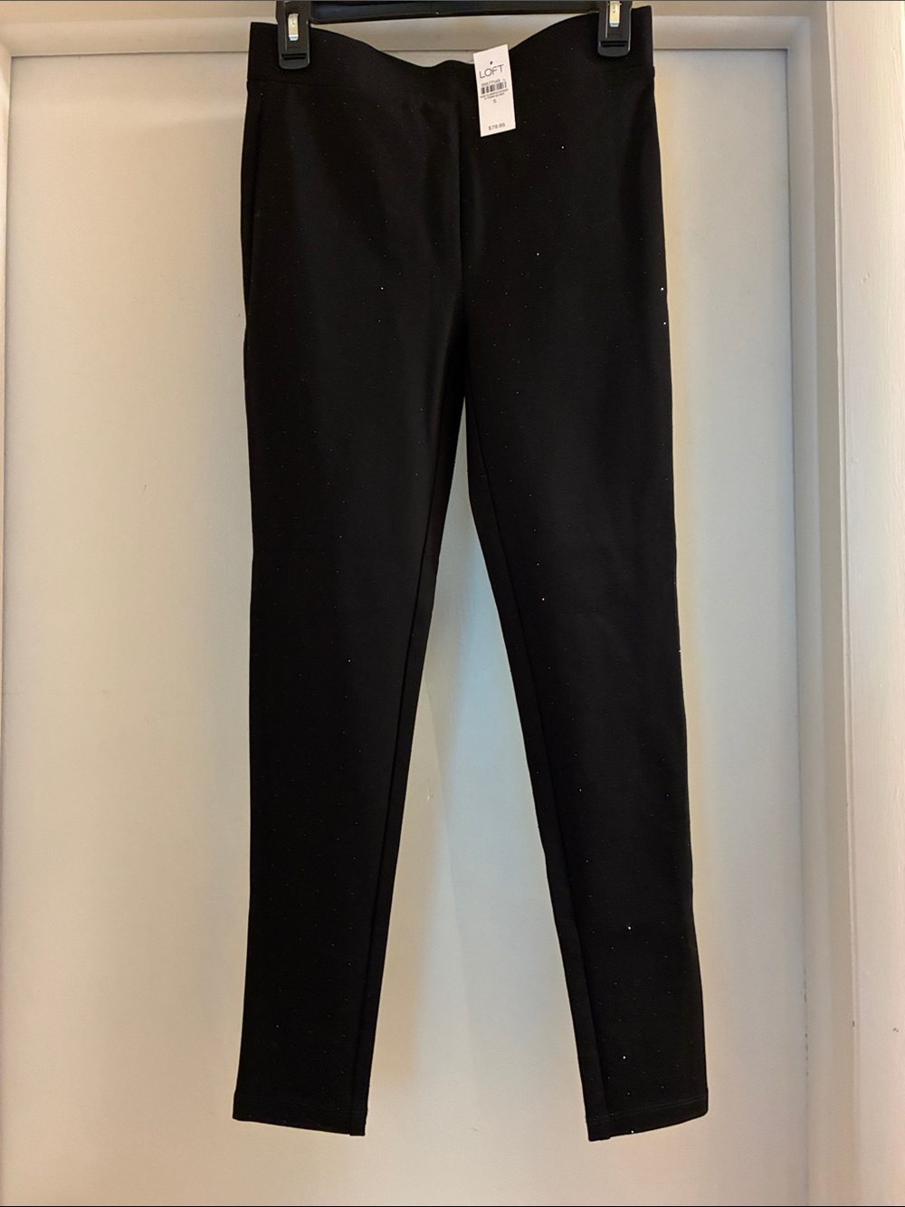 LOFT Black Ponte Stretch Leggings